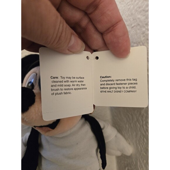 Disney World Mickey Mouse Pirate 90s Nostalgia 9" Plush Beanie NEW NWT - Picture 9 of 10